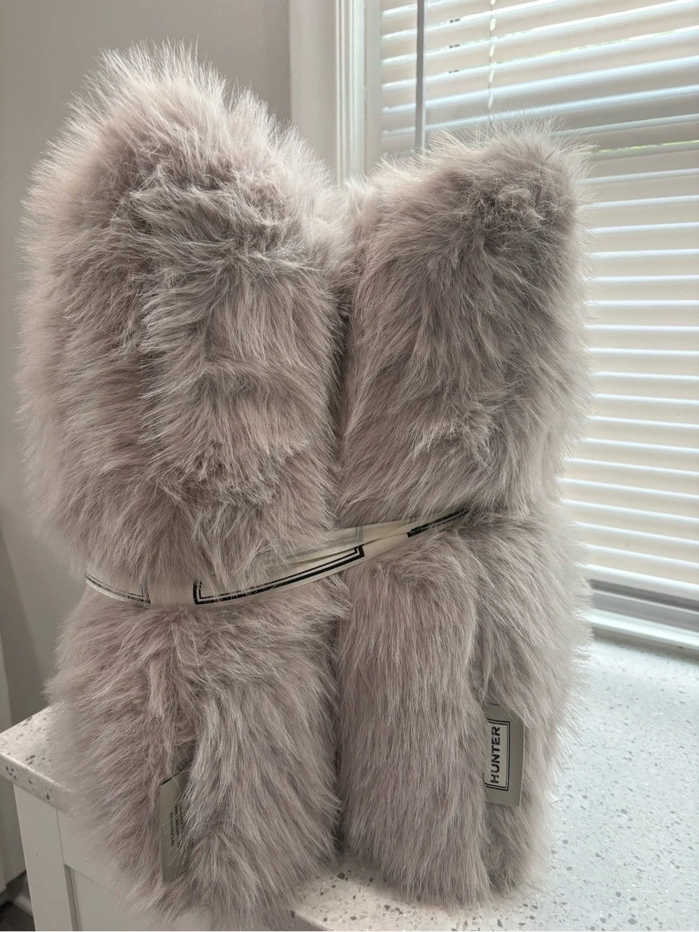 NWT Set of 2 Hunter™ Home Faux Fur Plush Pillows - 20x20